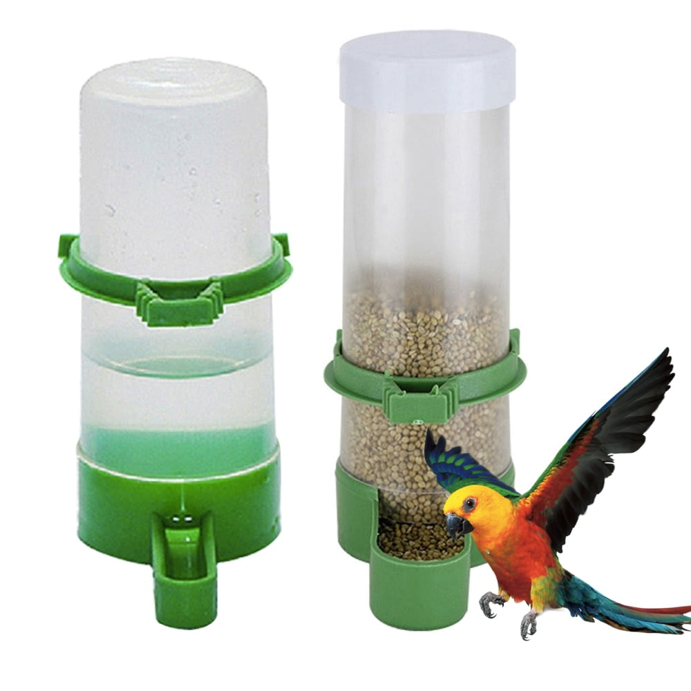 1pcs Bird Water Drinker Feeder Automatic Drinking Fountain...