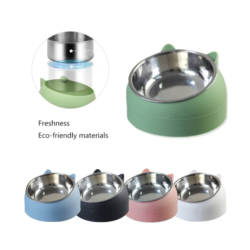 Cat-Dog-Bowl-15-Degrees-Tilted-Stainless-Steel-Cat-Bowl-safeguard-Neck-Puppy-Cats-Feeder-Non-1