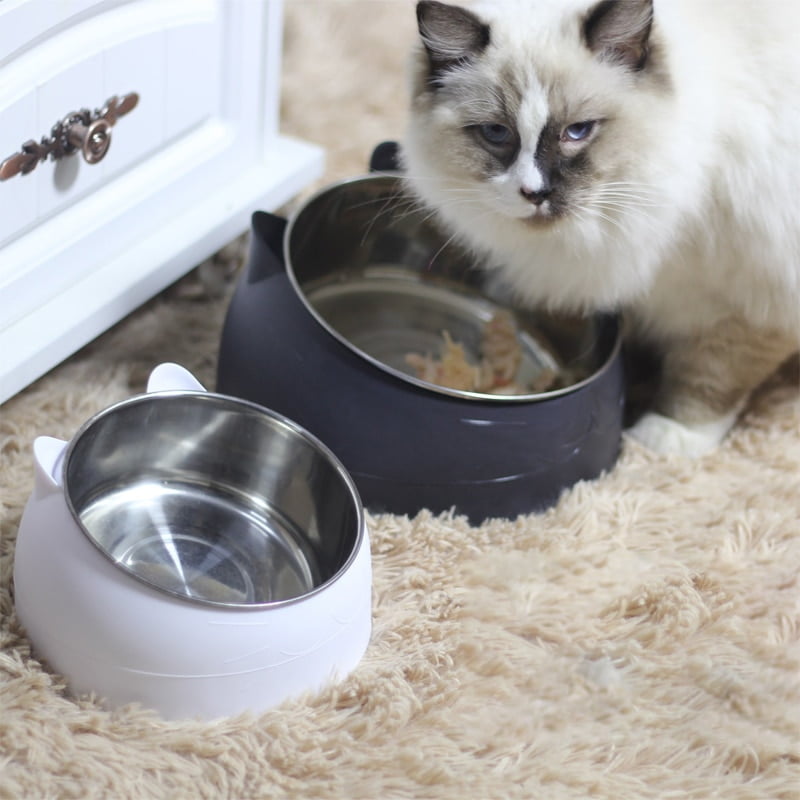 Cat-Dog-Bowl-15-Degrees-Tilted-Stainless-Steel-Cat-Bowl-safeguard-Neck-Puppy-Cats-Feeder-Non-4